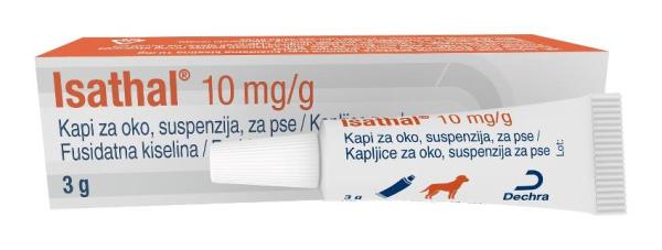 10 mg/g, kapi za oko, suspenzija, za pse