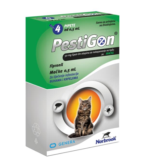 50 mg Spot-On otopina za nakapavanje na kožu za mačke