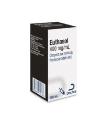 Euthasol 400 mg/mL otopina za injekciju, pas, mačka, glodavci, kunić, govedo, ovca, koza, konj i američka vidrica (nerc)