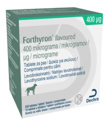 Forthyron flavoured, 400 mikrograma, tableta za pse