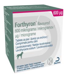 Forthyron flavoured, 600 mikrograma, tableta za pse