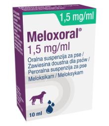 Meloxoral 1,5 mg/ml oralna suspenzija za pse