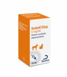 Sedastop 5 mg/ml otopina za injekciju za mačke i pse