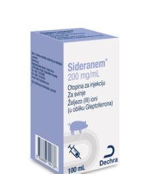 Sideranem® 200 mg/mL, otopina za injekciju, za svinje
