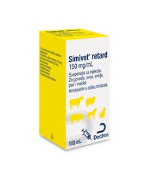 SIMIVET RETARD, 150 mg/mL, suspenzija za injekciju, za goveda, ovce, svinje, pse i macke