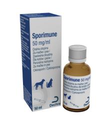 Sporimune 50 mg/mL oralna otopina za mačke I pse