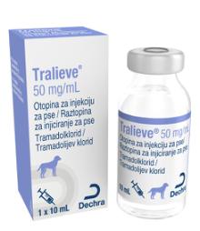 Tralieve, 50 mg/mL, otopina za injekciju, za pse