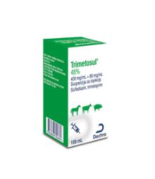 Trimetosul® 48%, suspenzija za injekciju, 400 i 80 mg/ml, govedo, ovca, svinja i konj