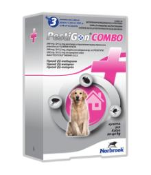 PestiGon Combo, 268 mg/241,2 mg, otopina za nakapavanje, za velike pse