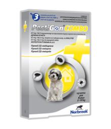 PestiGon Combo, 67 mg/60.3 mg, otopina za nakapavanje, za male pse