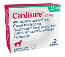 Cardisure, 2,5 mg, aromatizirana tableta, za pse