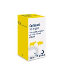 Ceftiokal 50 mg/ml, suspenzija za injekciju, za svinje i goveda