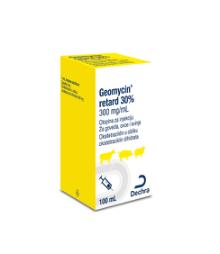 Geomycin Retard 30%, 300 mg/mL, otopina za injekciju, za goveda, ovce i svinje