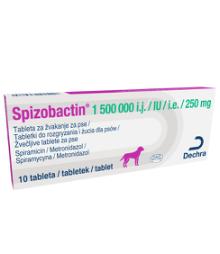 Spizobactin, 1500000 i.j. /250 mg, tableta za žvakanje, za pse