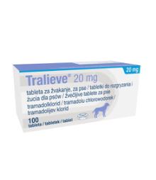 Tralieve, 20 mg, tableta za žvakanje, za pse