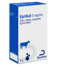 Eprikal, 5 mg/mL, poliv, otopina, za goveda