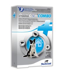 PestiGon Combo, 134 mg/120,6 mg, otopina za nakapavanje, za srednje velike pse